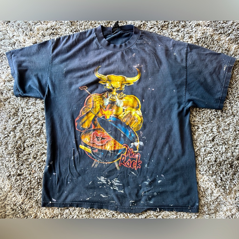 Vintage Thrashed WWF The Rock Do You Smell It t-shirt